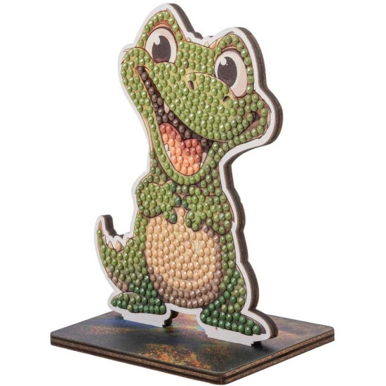 Комплект за диамантена бродерия, Craft Buddy, Crystal Art Buddies, Крокодил, 7 части