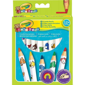 Crayola цветни моливи за деца над 1 година - 8 цвята