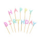 Свещи PS Букви HBD пастелни