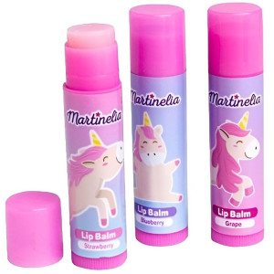 Детски балсам за устни Martinelia Little Unicorn - 3 броя