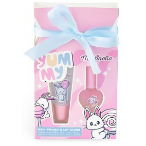Детски козметичен комплект Martinelia - Yummy, лак за нокти и гланц