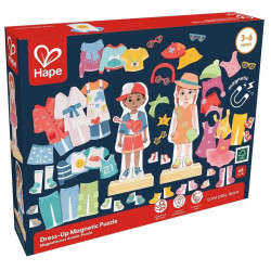 Детски магнитен пъзел HaPe от 68 части - Мода