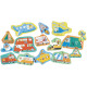 Детски пъзел HaPe 15 в 1 - Превозни средства | Hape