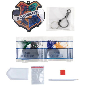 Диамантена висулка за чанта Craft Buddy - Значката на Хогуортс