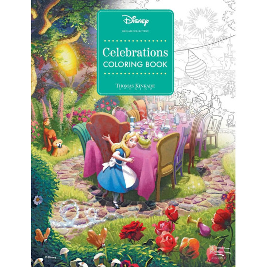 Disney Dreams Collection Thomas Kinkade Studios Celebrations Coloring Book Disney Dreams Collection Thomas Kinkade Studios Celebrations Coloring Book