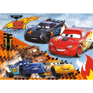 Двулицев пъзел Lisciani за оцветяване от 150 части - Колите