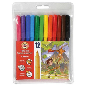 Флумастери - 12 цвята