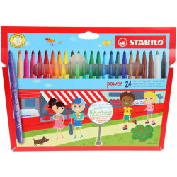 Флумастери Stabilo Power - 24 цвята Флумастери Stabilo Power - 24 цвята