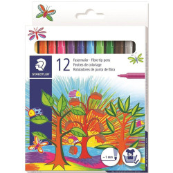 Флумастери Staedtler 325, 12 цвята  Флумастери Staedtler 325, 12 цвята