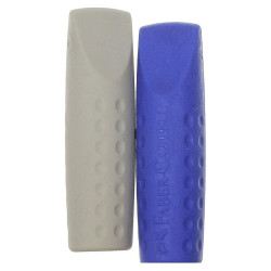 Гума-капачка Faber-Castell - Цветна, 2 броя, асортимент