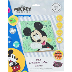 Картичка диамантен гоблен Craft Buddy - Мики маус Картичка диамантен гоблен Craft Buddy - Мики маус