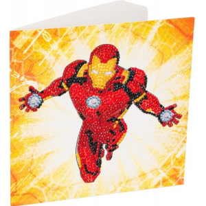 Картичка диамантен гоблен Craft Buddy - Железният човек