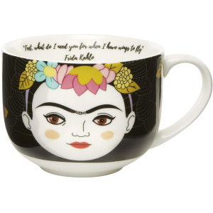 Керамична чаша Kikkerland - Фрида Кало