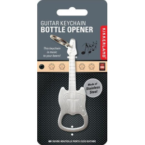 Ключодържател отварачка Kikkerland - Китара