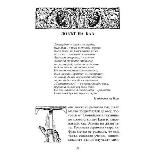 Книга за джунглата - твърди корици Книга за джунглата - твърди корици