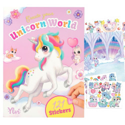 Книжка със стикери Depesche TopModel Yulvi - Unicorn