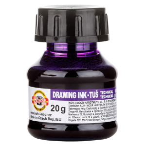 Туш за рисуване и техническо чертане 20 г Виолетов