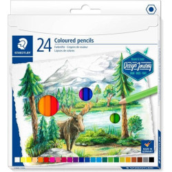 Комплект цветни моливи Staedtler Design Journey, 24 цвята Комплект цветни моливи Staedtler Design Journey, 24 цвята