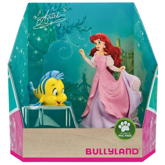 Комплект фигурки Bullyland The Little Mermaid - Ариел и Флаундър | Disney