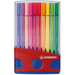 Комплект флумастери Stabilo Pen 68 - 20 цвята, тъмносиня кутия Комплект флумастери Stabilo Pen 68 - 20 цвята, тъмносиня кутия