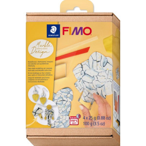 Комплект глина Staedtler Fimo Soft - Marble Design, 4 х 25 g