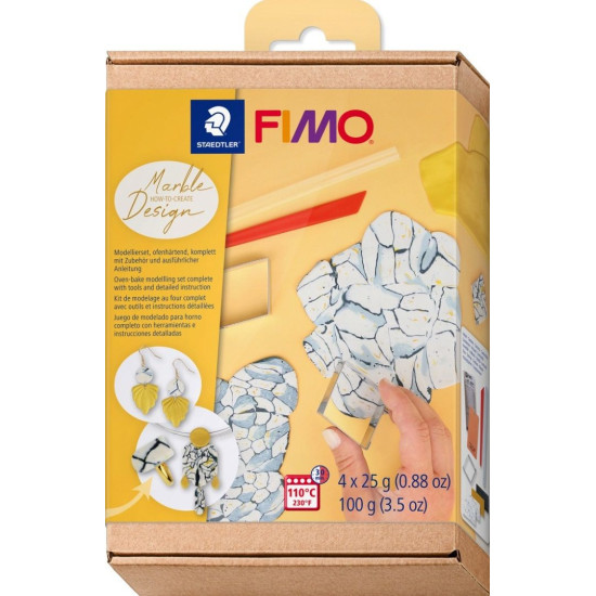 Комплект глина Staedtler Fimo Soft - Marble Design, 4 х 25 g