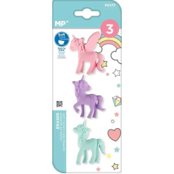 Комплект гумички MP - Unicorn, 3 броя