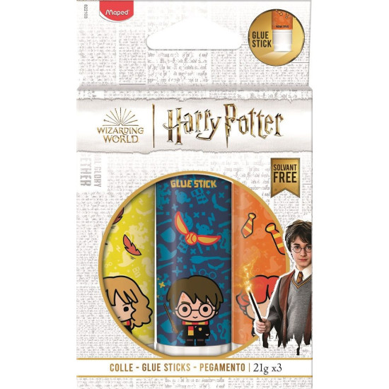 Комплект лепила Maped Harry Potter - Стик, 3 броя x 21 g