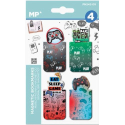 Комплект магнитни книгоразделители MP - Game, 4 броя