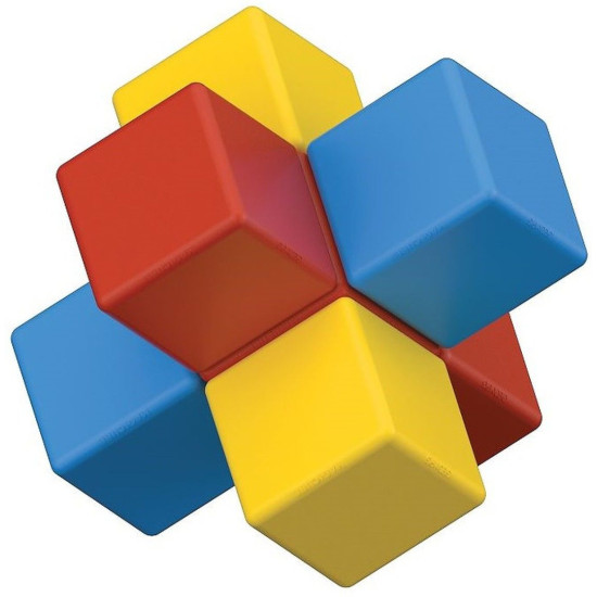 Комплект магнитни кубчета Geomag - Magicube, Math Building, 55 части