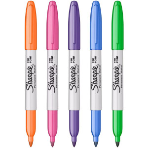 Комплект маркери Sharpie - Glam Pop, 5 цвята
