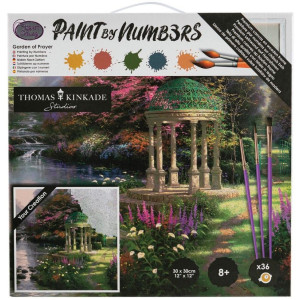 Комплект рисуване по номера Craft Buddy - Градина на молитвата