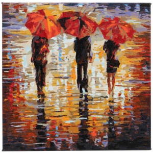 Комплект рисуване по номера Craft Buddy - В дъжда