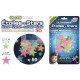 Комплект светещи звезди Buki France - Многоцветни, 50 броя | Игри и играчки
