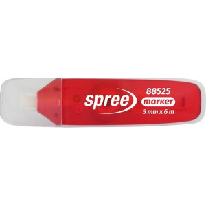 Коригираща лента Spree - Marker, 5 mm х 6 m, асортимент