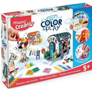 Креативен комплект Maped Color & Play - Направи и оцвети каравана