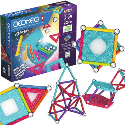 Mагнитен конструктор Geomag - Glitter, 22 части Mагнитен конструктор Geomag - Glitter, 22 части