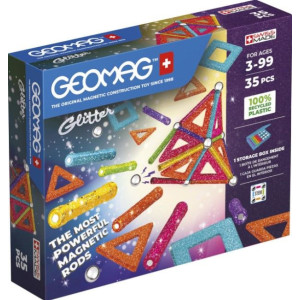 Mагнитен конструктор Geomag - Glitter, 35 части