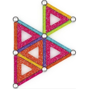 Mагнитен конструктор Geomag - Glitter, 35 части