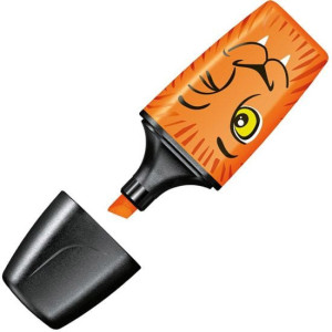 Мини текстмаркер Stabilo Boss Funnimals, оранжев