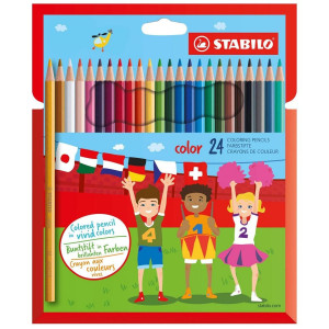Моливи Stabilo Color – 24 цвята