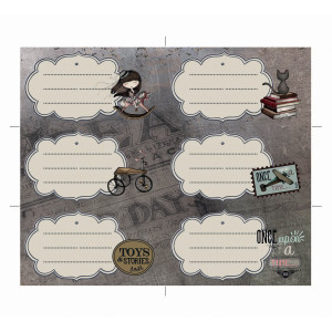 Етикети за тетрадка Anekke, опаковка 24