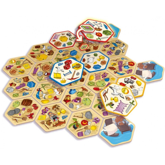 Настолна игра Dobble: Catan - Парти Настолна игра Dobble: Catan - Парти