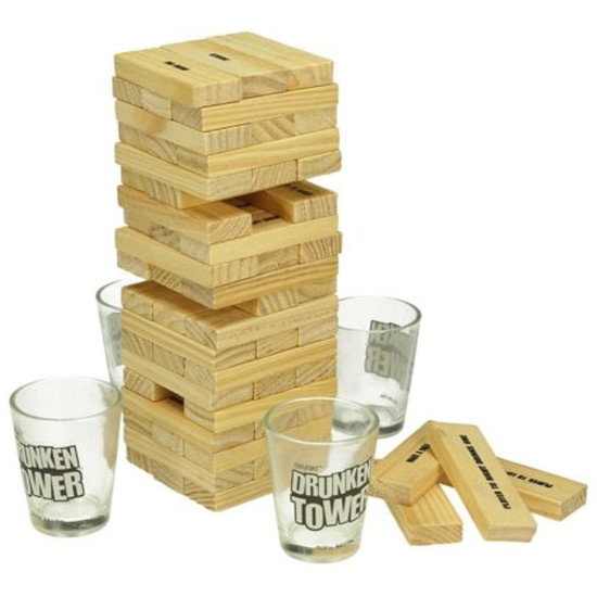 Парти игра Дженга с чаши Парти игра Дженга с чаши