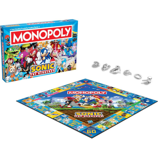 Настолна игра Monopoly - Sonic Настолна игра Monopoly - Sonic