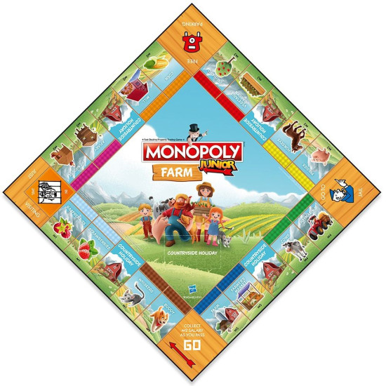 Настолна игра Monopoly Junior: Farm - Детска Настолна игра Monopoly Junior: Farm - Детска