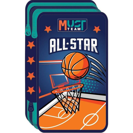 Несесер с пособия Must - Basketball, 3 ципа Несесер с пособия Must - Basketball, 3 ципа