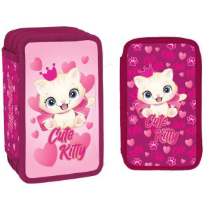 Несесер с пособия S. Cool - Cute Kitty, с 3 ципа, 38 части