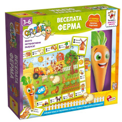 Образователна интерактивна игра Lisciani Giochi Carotina - Веселата ферма