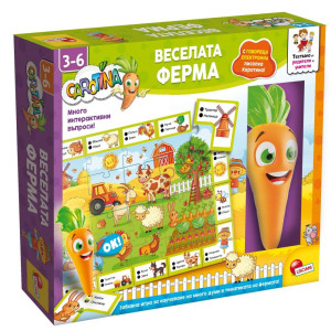 Образователна интерактивна игра Lisciani Giochi Carotina - Веселата ферма